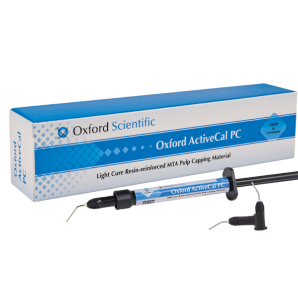 Oxford ActiveCal PC bioaktyvi, šviesoje kietėjanti, MTA PULPOS uždengimo/sandarinimo medžiaga