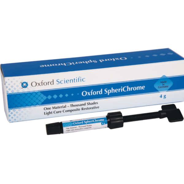 Oxford SpheriChrome šviesoje kietėjantis atkuriamasis kompozitas