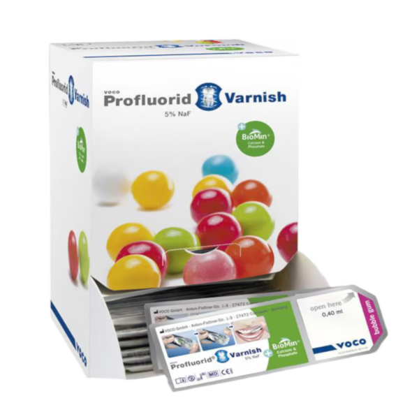 VOCO Profluorid Varnish + BioMin - SingleDose 200 x 0,40 ml bubble gum